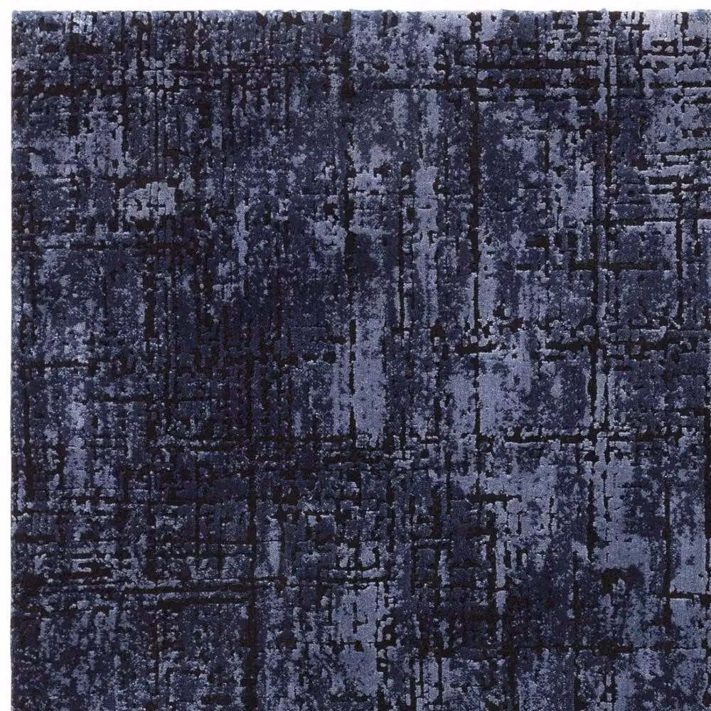 The Rug Shop UK Blue Modern Abstract Machine Woven Area Rug W: 240 cm, D: 340 cm – 3