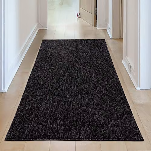 THE RUGS Flex Collection Modern Low Pile Rectangular Area Rug, Grey, W: 60 cm, D: 110 cm – 2