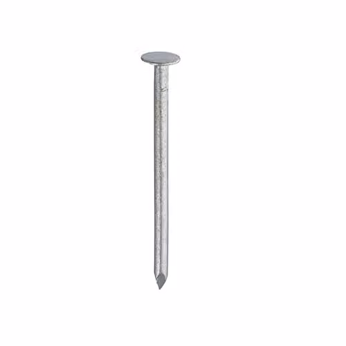 Unifix Galvanised Broad Flat Clout Nails, Silver, 500g (Box of 10)