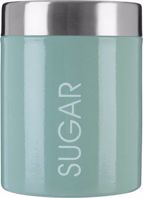 Orsina Maison by Premier Liberty Enamel Sugar Canister in Green – 1