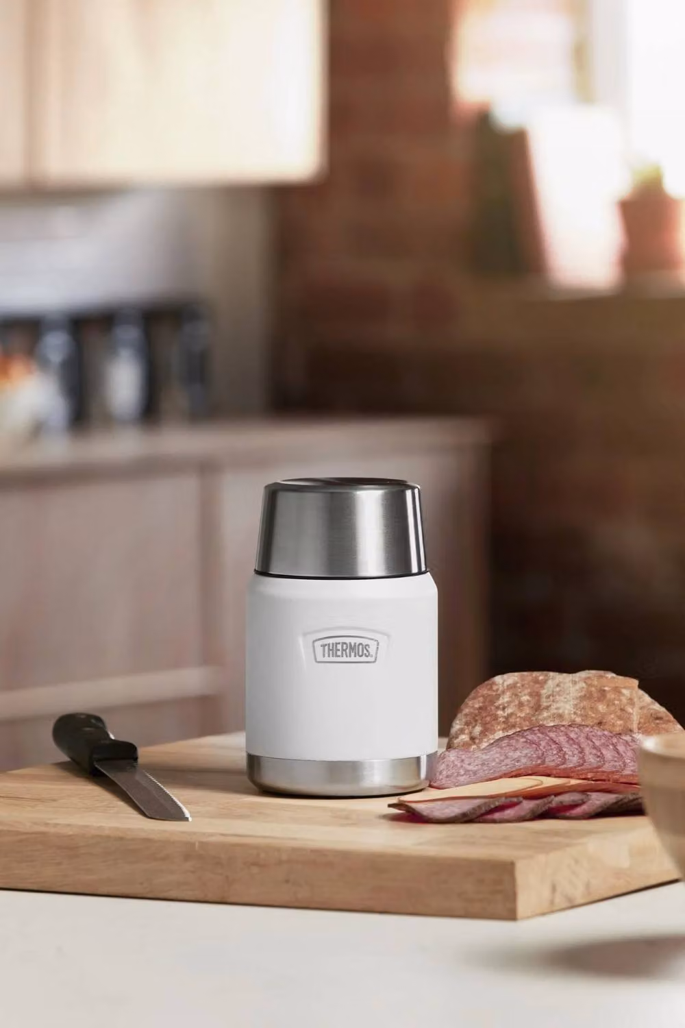 Thermos Icon Series 470ml Food Flask with Spoon in White – 2