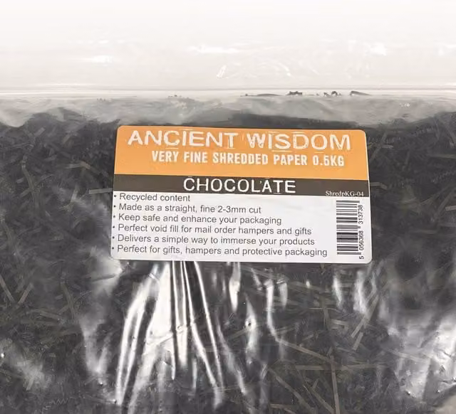 KDMK Chocolate Brown Shredded Paper Fine Gift Cushioning