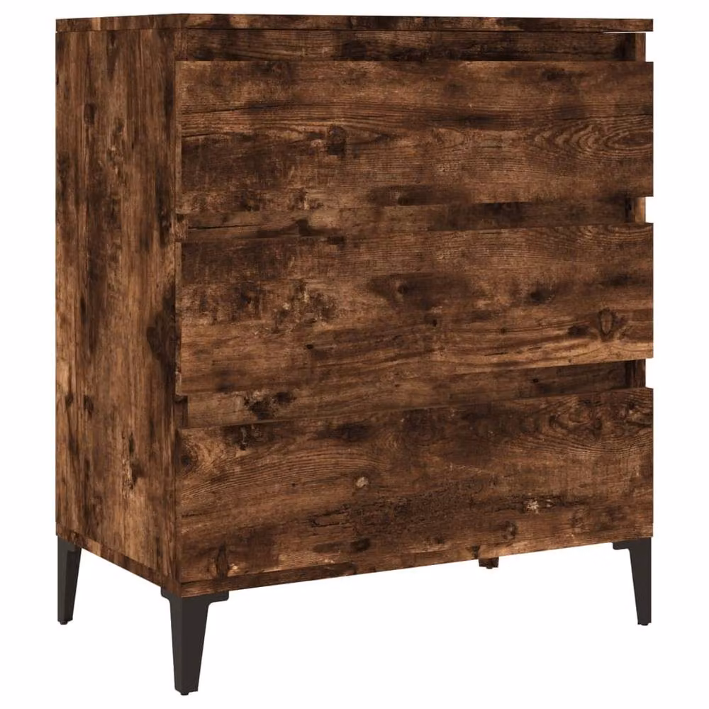 Berkfield Home Smoked Oak Sideboard in Brown, W/D/H: 60 x 35 x 70 cm – 2