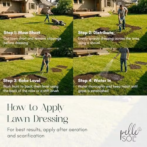 Pelle & Sol Fine Lawn Dressing Compost, 25 l – 5