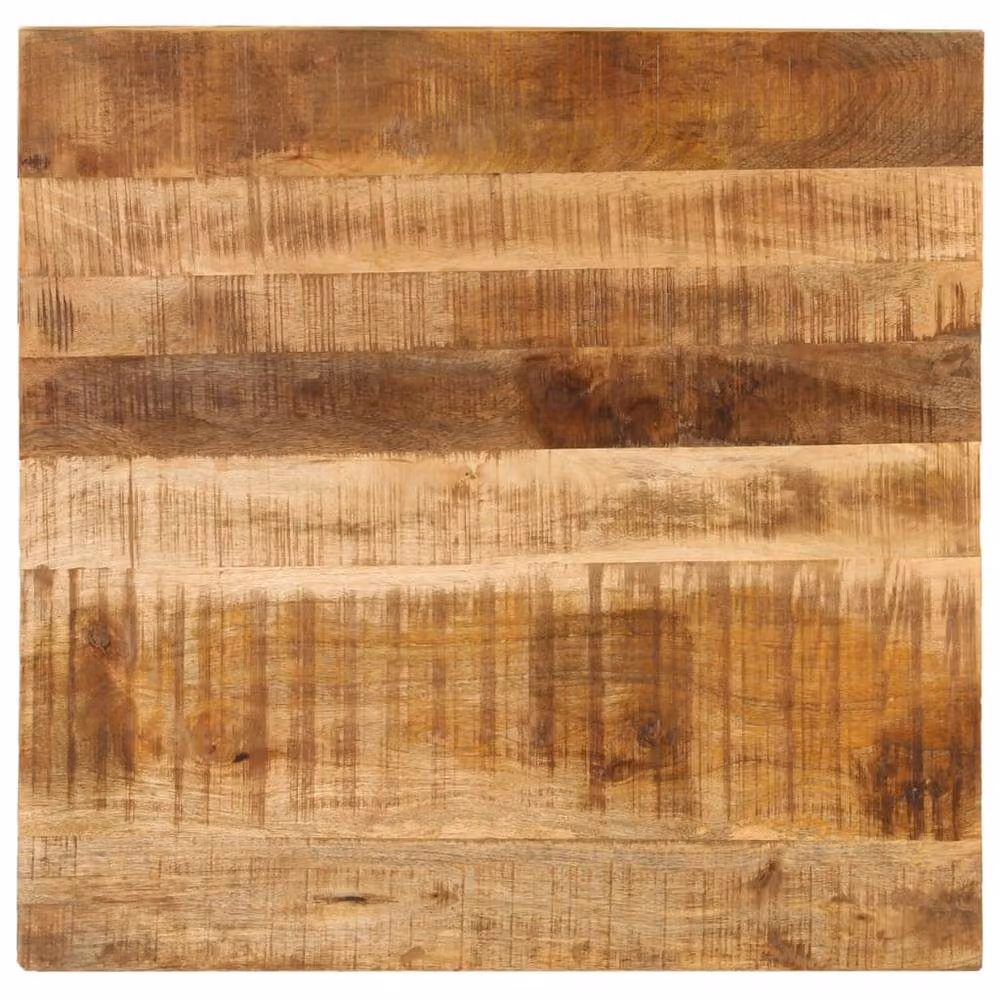 Berkfield Home Beautiful Coffee Table in Brown Solid Mango Wood W/D/H: 80 x 80 x 40 cm – 4