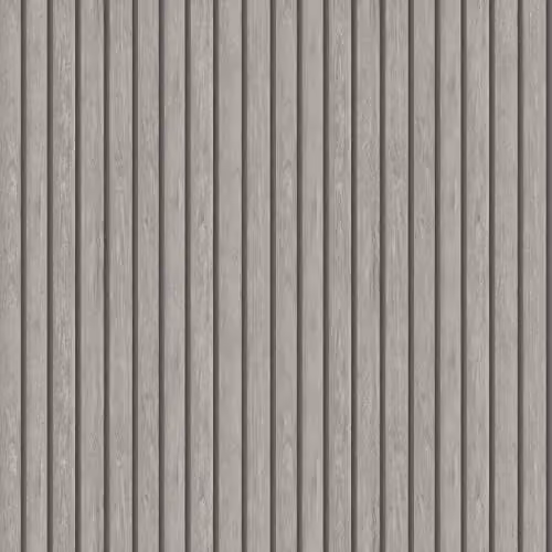 Holden Decor Grey Wood Slat Abstract Striped Washable Wallpaper Roll