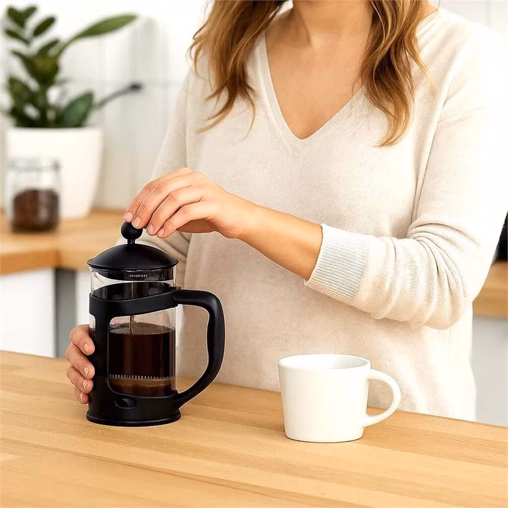 Nordara 8 Cup Glass Coffee Plunger Pitcher Maker in Black, 100ml – 4