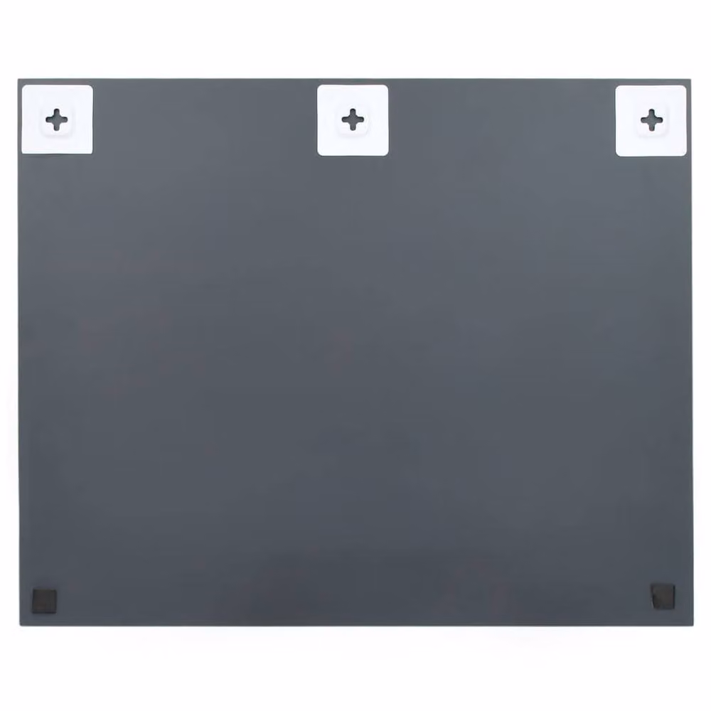 Berkfield Home Rectangular Frameless LED Wall Mirror in Silver – 2