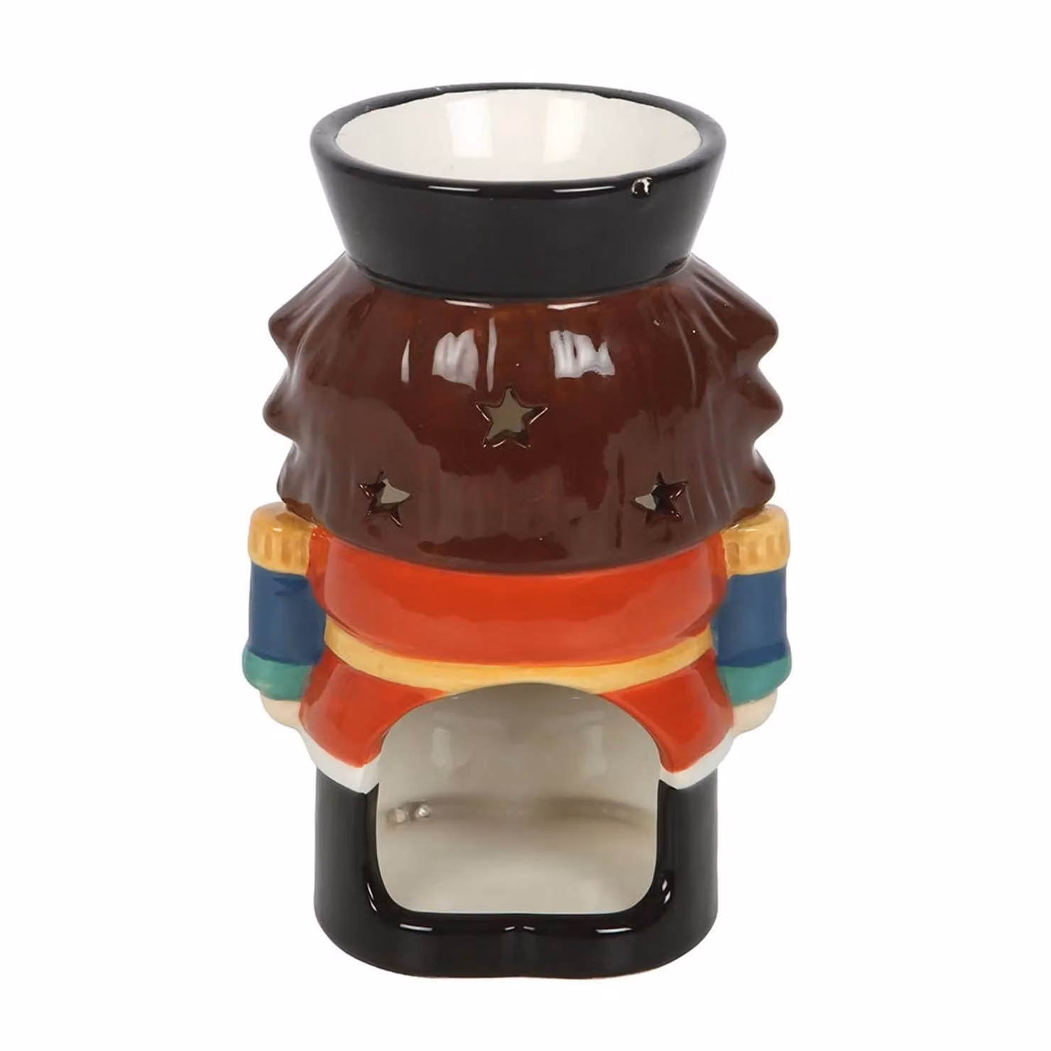 Something Different Nutcracker Ceramic Oil Burner, Multicolour, H: 15.0 cm x W: 10.0 cm x D: 8.0 cm – 2