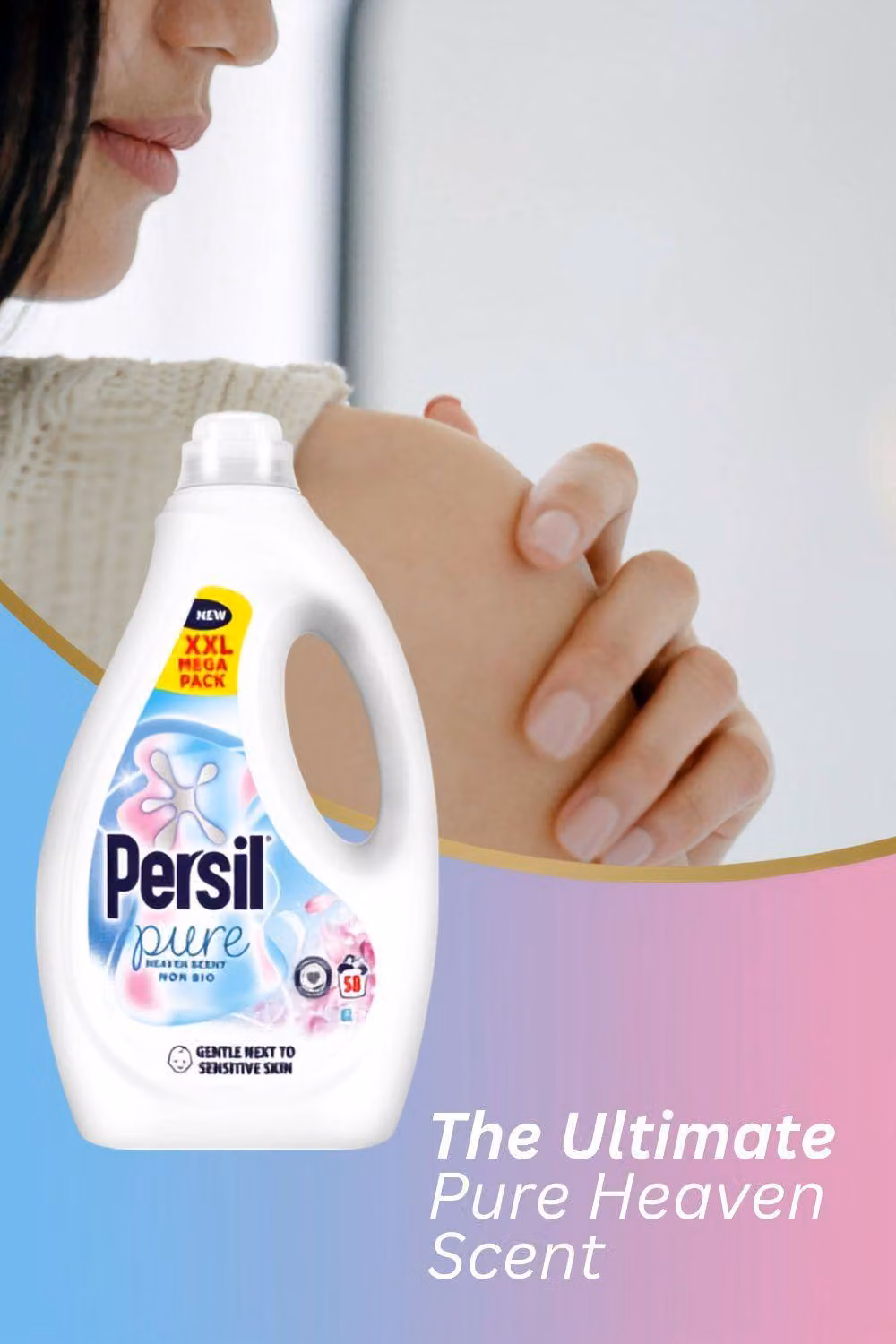 Persil Ultimate Non Bio Liquid Detergent Pure Heaven Scent 1.56L 5 Pack (290 Washes) – 2