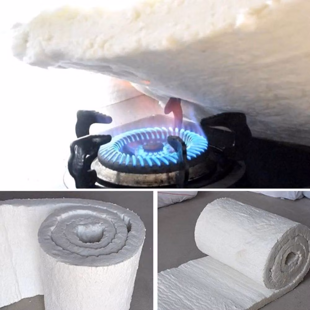 SPETLEK Fireproof Ceramic Fiber Insulation Blanket in Warm White, W/D/H: 100 x 61 x 0.5 cm – 2