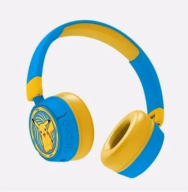 Pikachu Kids Wireless Bluetooth Headphones - Blue