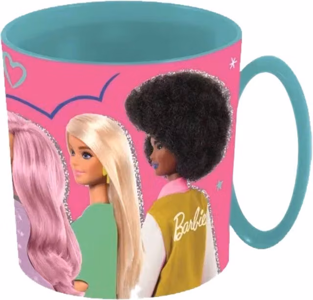 Mattel Official Barbie Licenced Micro Mug, Multicolour, 390 ml