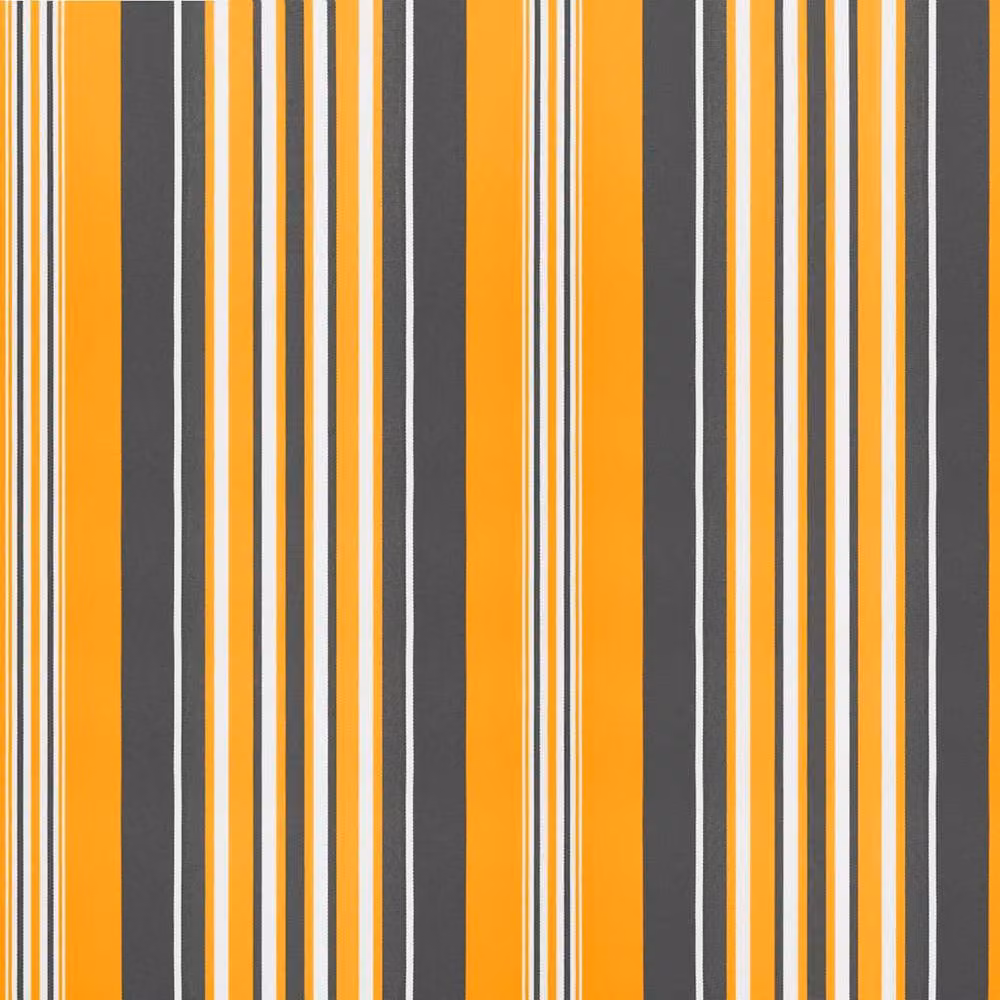 Berkfield Home Replacement Polyester Awning Fabric in Multicolour Stripe, W: 5 m, D: 3.5 m – 3