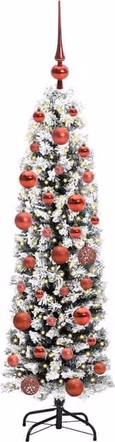 Berkfield Home Green Artificial Christmas Tree with 150 LEDs and Stand – 1