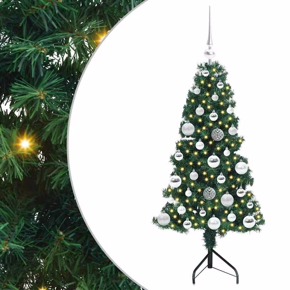 Berkfield Home Green Freestanding Artificial Christmas Tree, Height: 120 cm – 2