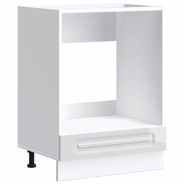 Berkfield Home Kalmar Freestanding Appliance Housing Unit in High Gloss White Engineered Wood
