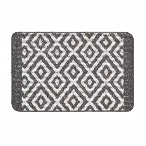 My Mat Stain Resistant Cosy Charcoal Doormat, Grey, W: 50 cm, D: 75 cm – 1