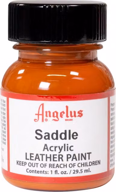 Angelus Acrylic Leather Paint in Brown, 1 oz