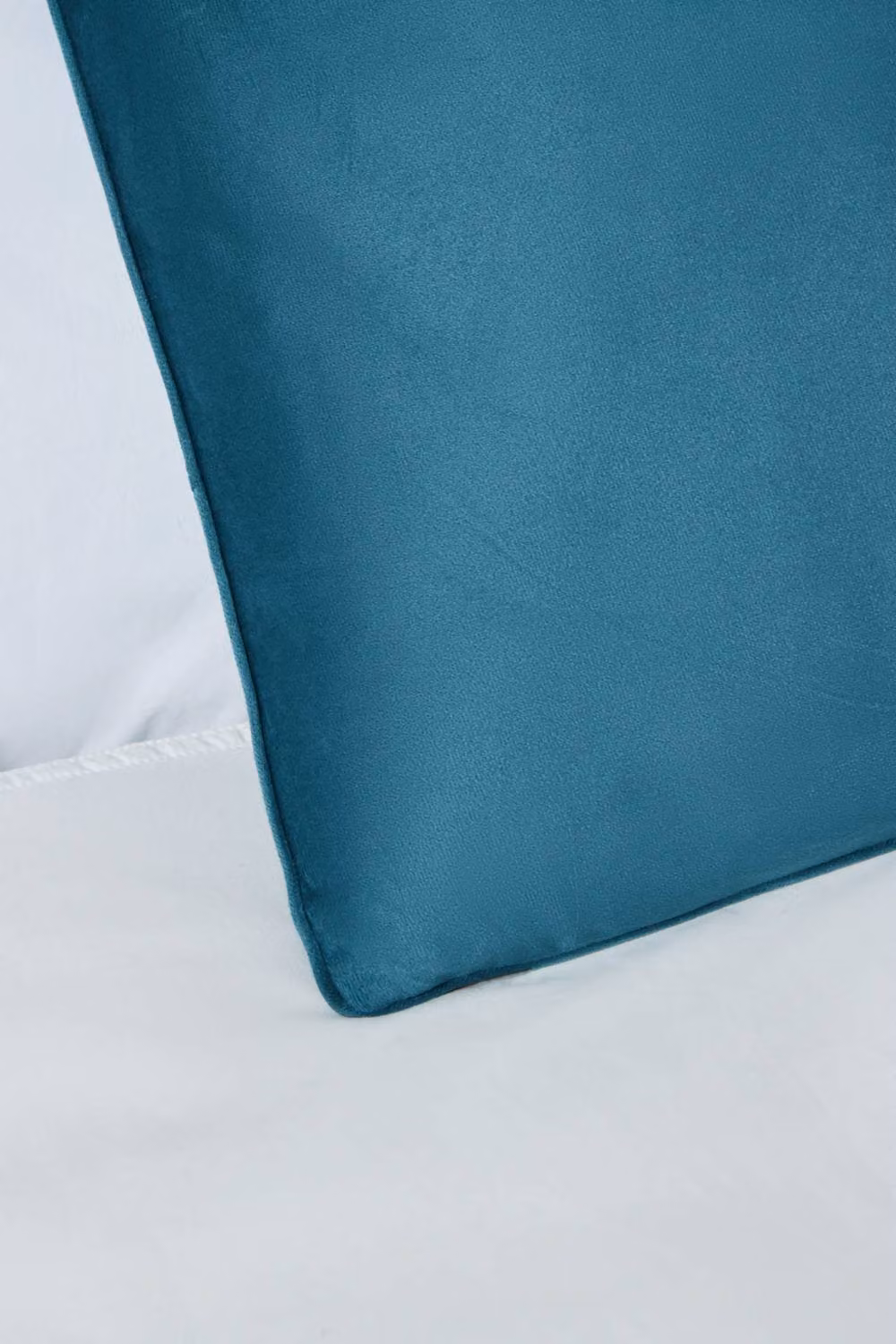 BHS Petrol Velour Square Cushion, W/D/H: 59 x 59 x 59 cm – 2