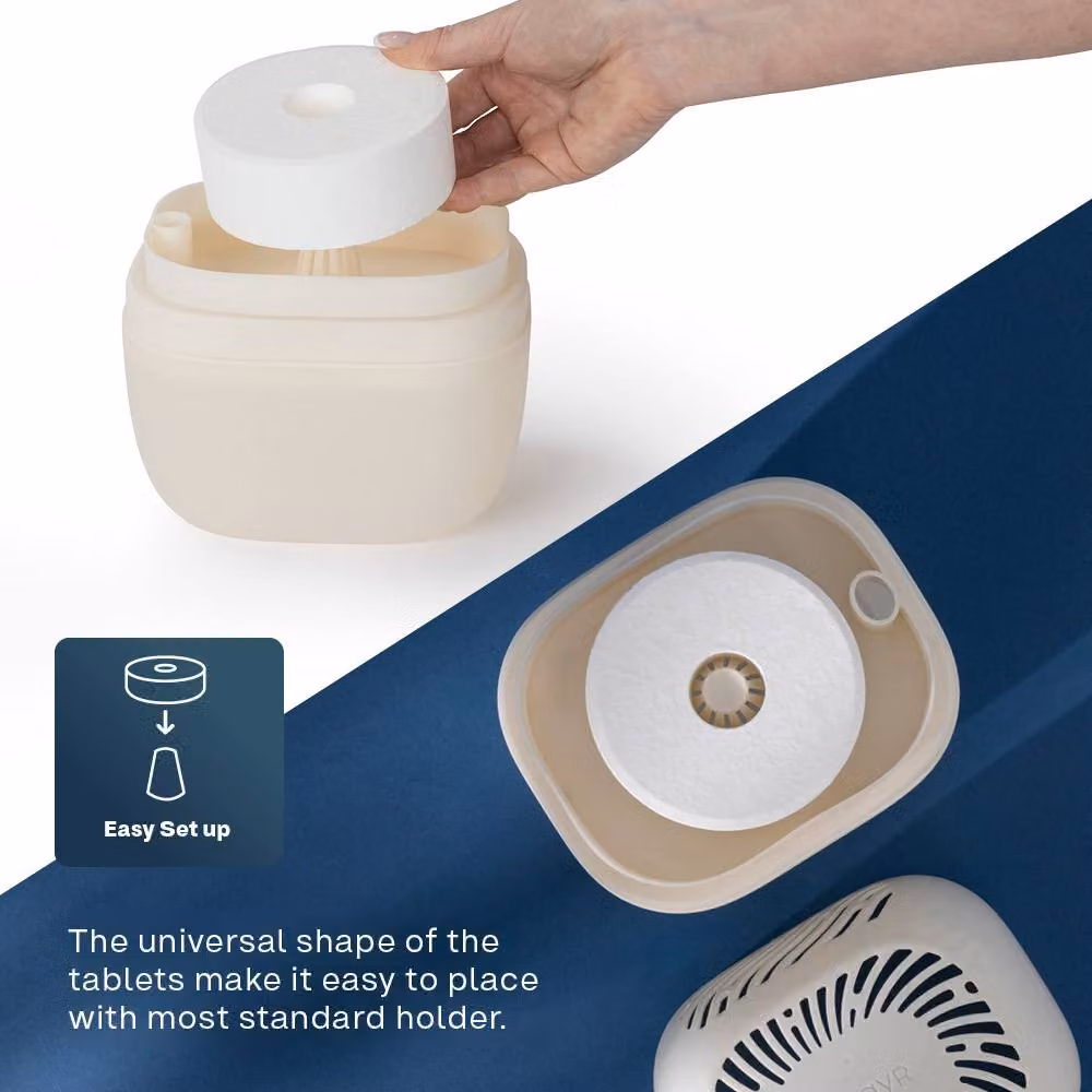 LIVIVO Interior Dehumidifier Refill Tabs, 4 Pack, White – 4
