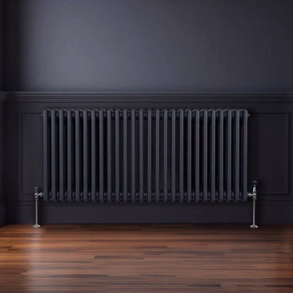 Monstershop Traditional 3 Column Steel Radiator in Anthracite Grey, W/D/H: 60.0 x 10.0 x 119.2 cm – 4
