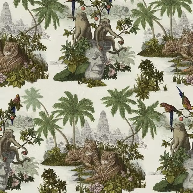 House of Hackney Sumatra Multicolour Animal Print Wallpaper Roll