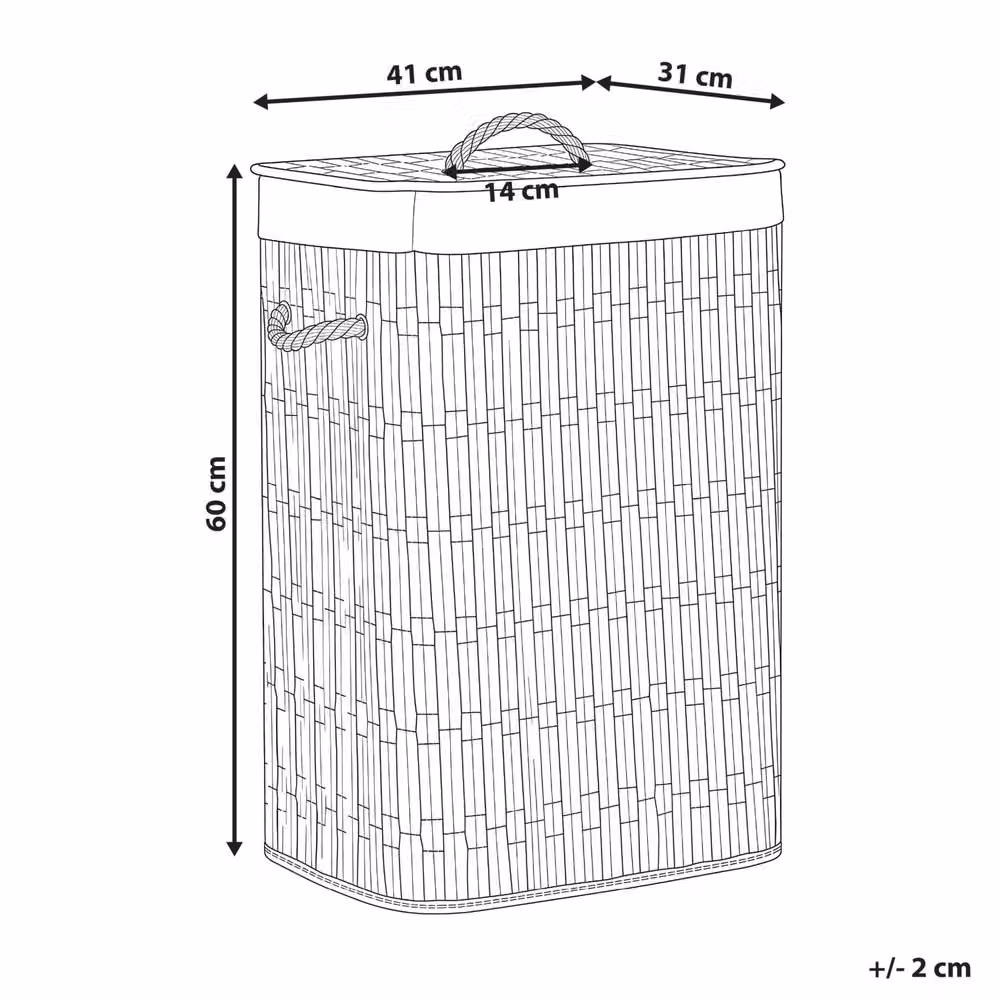 Wyld and Coco 72L Grey Woven Laundry Basket with Lid and Removable Machine Washable Liner – 3