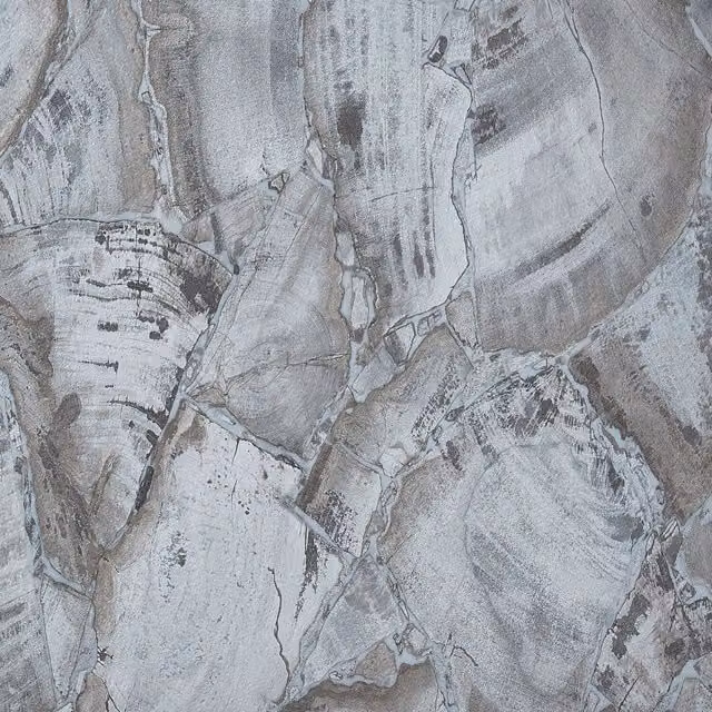 Novecrafto Self-Adhesive Vinyl Floor Tiles in Grey Modern Marble Effect
