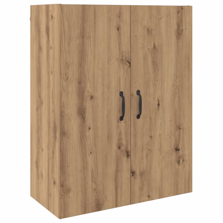 Berkfield Home Artisan Oak Hanging Cabinet in Brown, W/D/H: 69.5 x 34 x 90 cm
