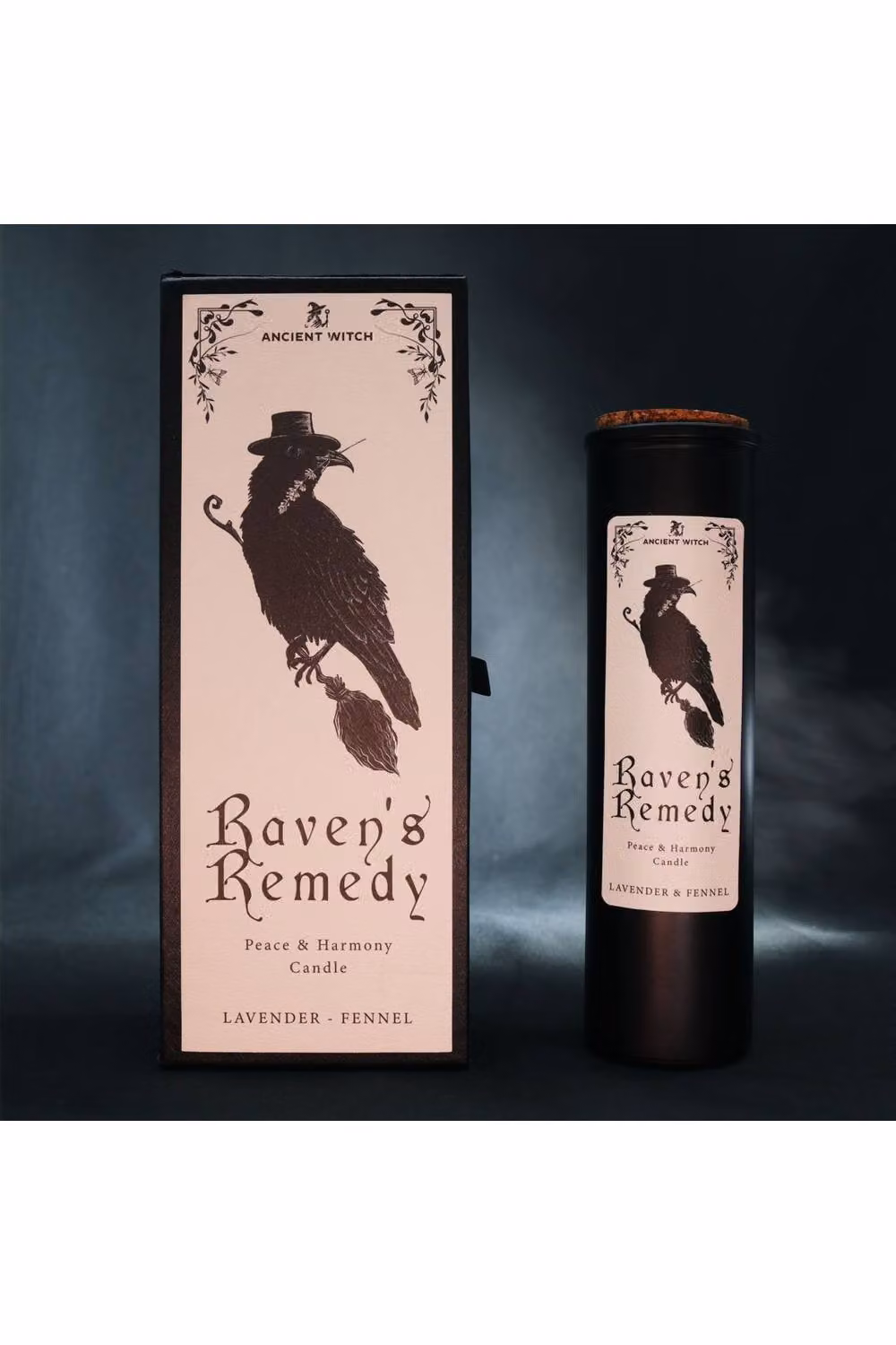 KDMD Ancient Witch Ritual Ravens Remedy Scented Pillar Candle in Black – 5