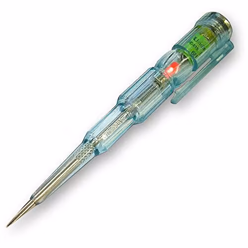 Faithfull MTMULTI Multi-Function Mains Tester Screwdriver, Transparent