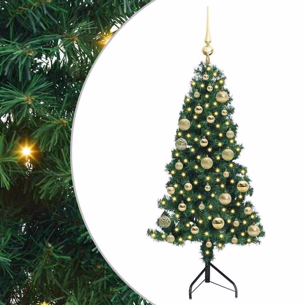 Berkfield Home Green Freestanding Artificial Christmas Tree, Height: 120 cm – 2