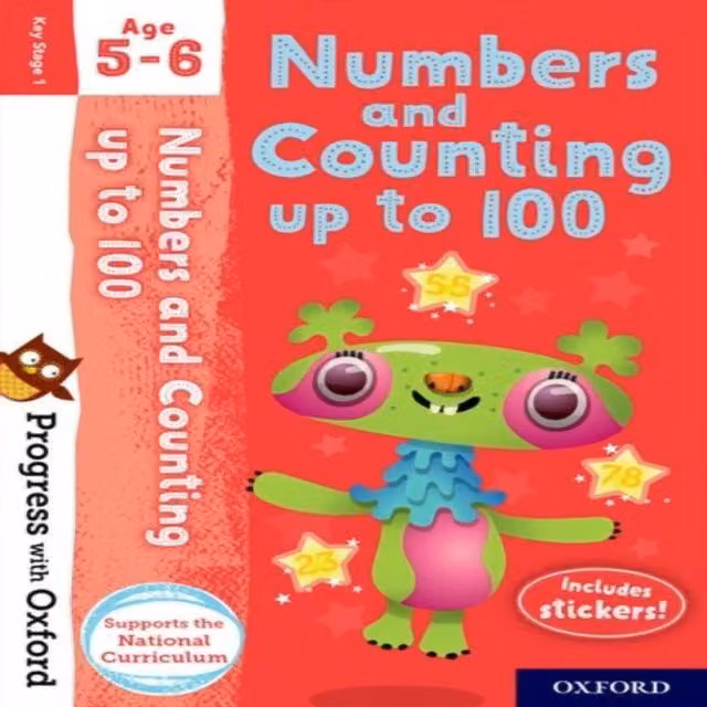 Nicola Palin Progress with Oxford: Numbers and Counting up to 100 for Ages 5-6, Multicolour Paper Book