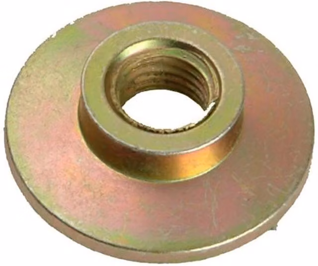 Flexipads Gold Galvanised Self-Locking Flange Locknuts