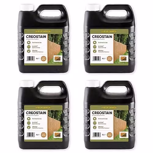 Postsaver Creocote Oil-Based Wood Treatment and Preserver, Brown, 16 l – 1