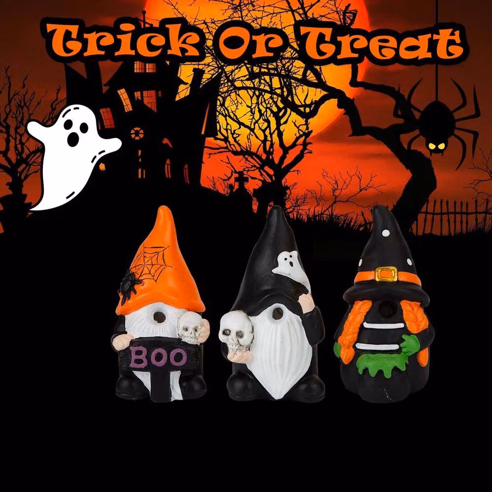 VFM e-Store Halloween LED Gonk Party Decorations, 3 Pack, Multicolour – 3