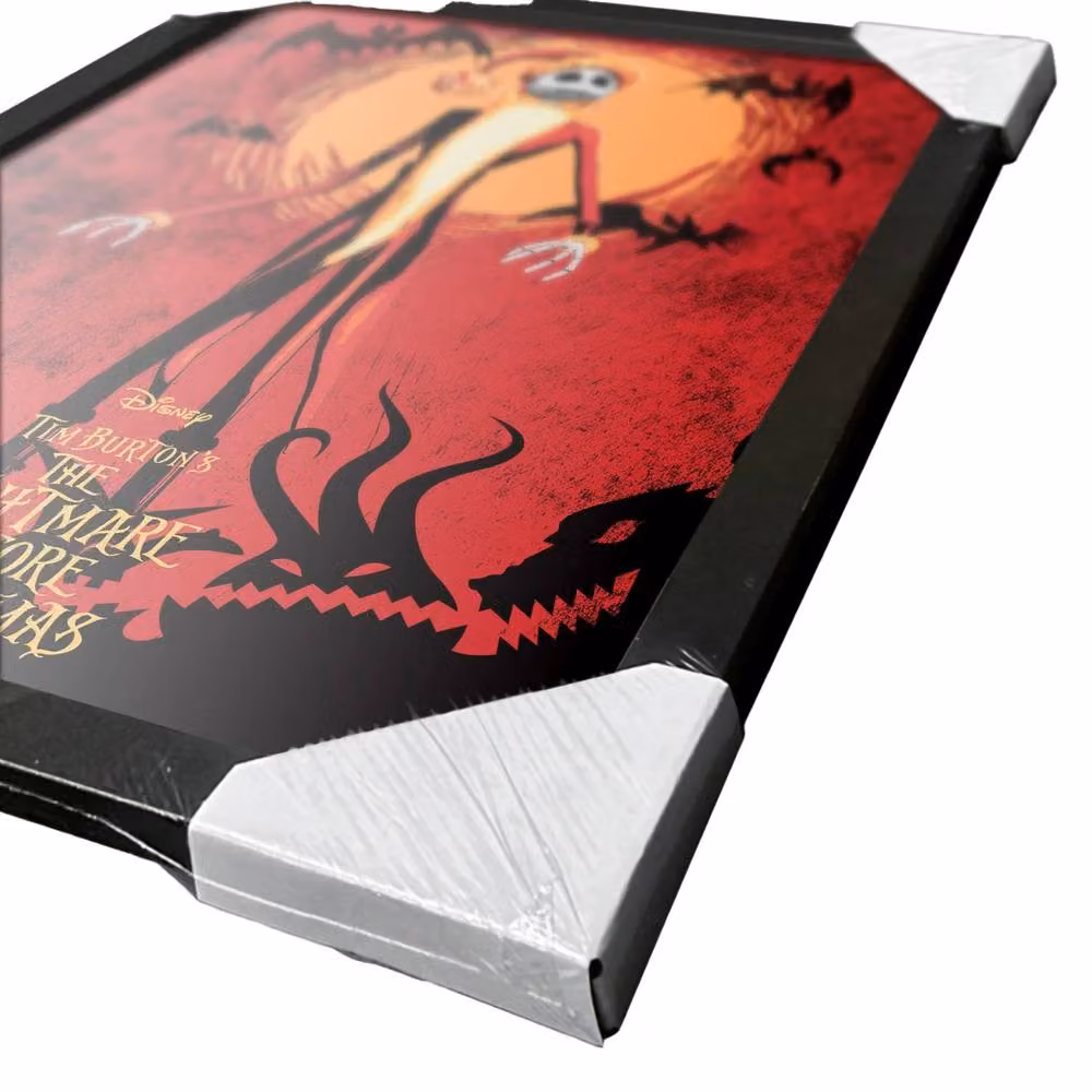 The Nightmare Before Christmas Jack Skellington Framed Red Paper Poster – 3