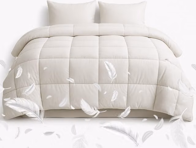 Opulent Home Luxury 10.5 Tog Duck Feather and Down Duvet in White with 100% Cotton Cover