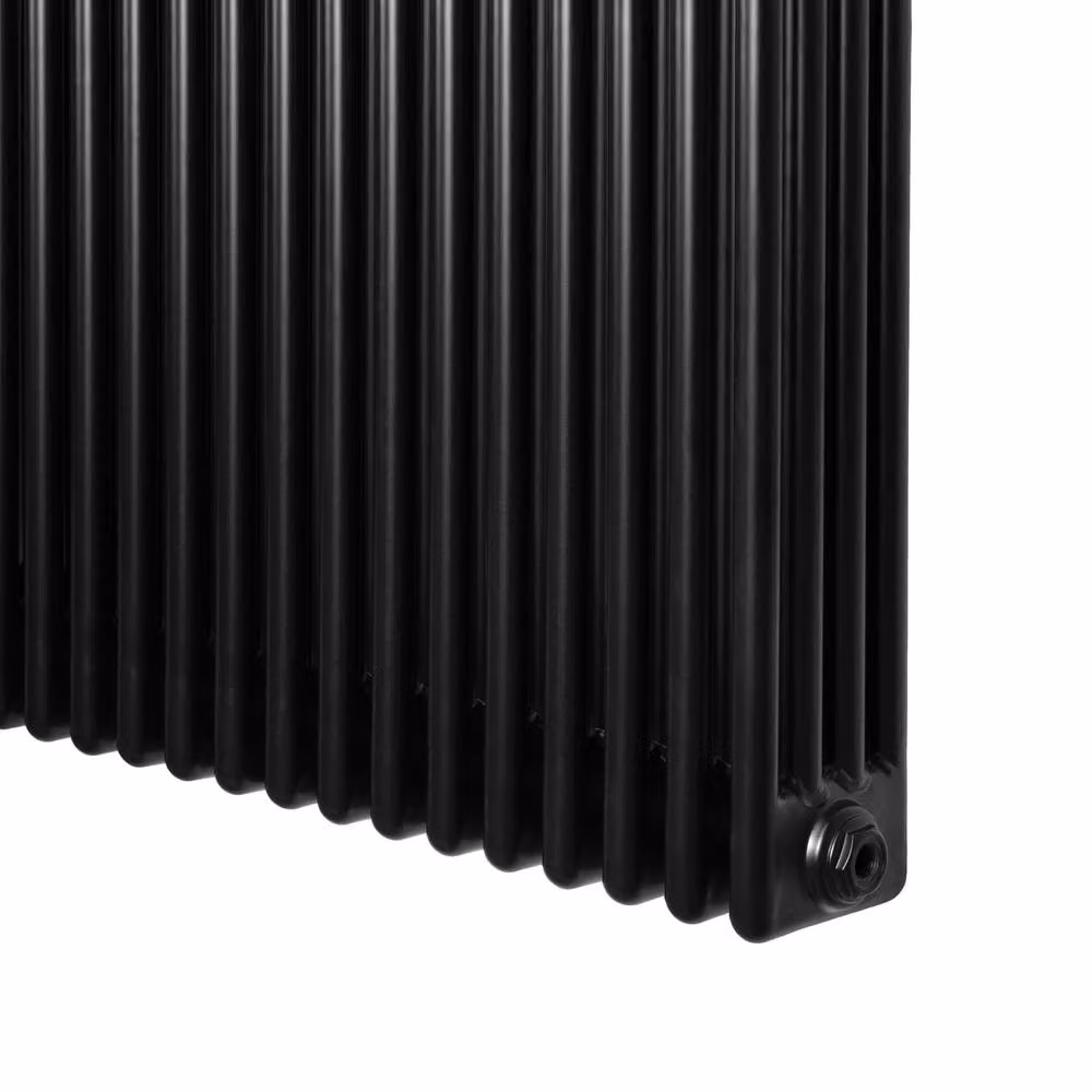 Monstershop Traditional 4 Column Steel Radiator in Black, W: 60.0 cm, H: 101.0 cm – 8