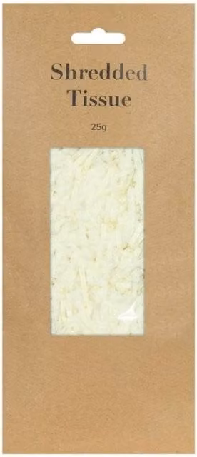 KDMD Cream Shredded Tissue Paper, 10 Pack of 25g – 1