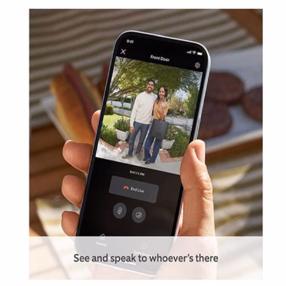 Ring Video Doorbell Battery Powered in Silver – 4