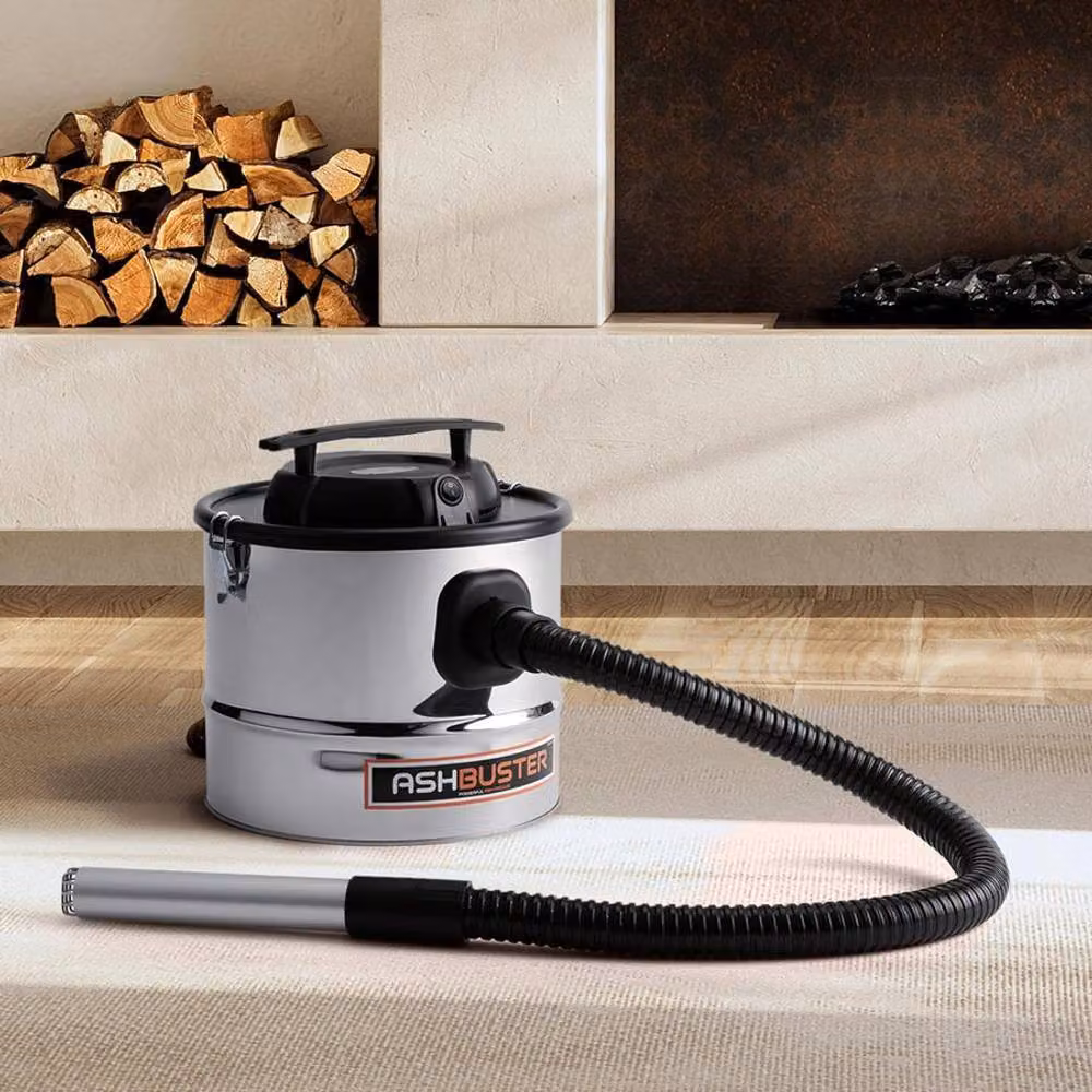 Vytronix ASHVAC 1000W 16L Ash Vacuum Cleaner for Fireplaces, Grills and BBQs in Metallic Silver – 2