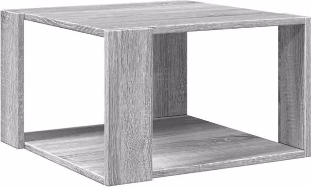 Berkfield Home Modern Square Coffee Table in Grey Sonoma, W/D/H: 51.5 x 51.5 x 30 cm – 1