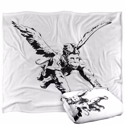 Warner Bros. The Wizard of Oz Silky Touch Super Soft Fleece Throw Blanket, Multicolour, W: 127.0 cm x H: 152.4 cm – 1