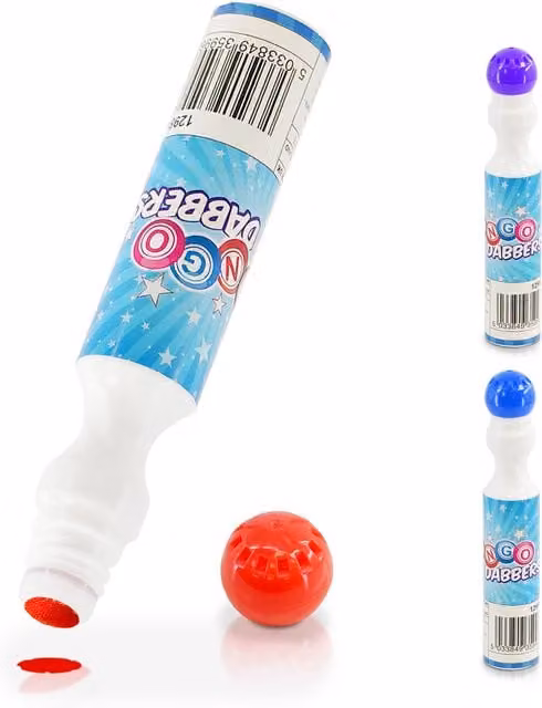 The Magic Toy Shop Blue Bingo Dabber Marker Pens for Family Games and Childrens Toys