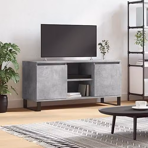 vidaXL Industrial TV Cabinet in Grey, W/D/H: 104 x 35 x 50 cm – 2