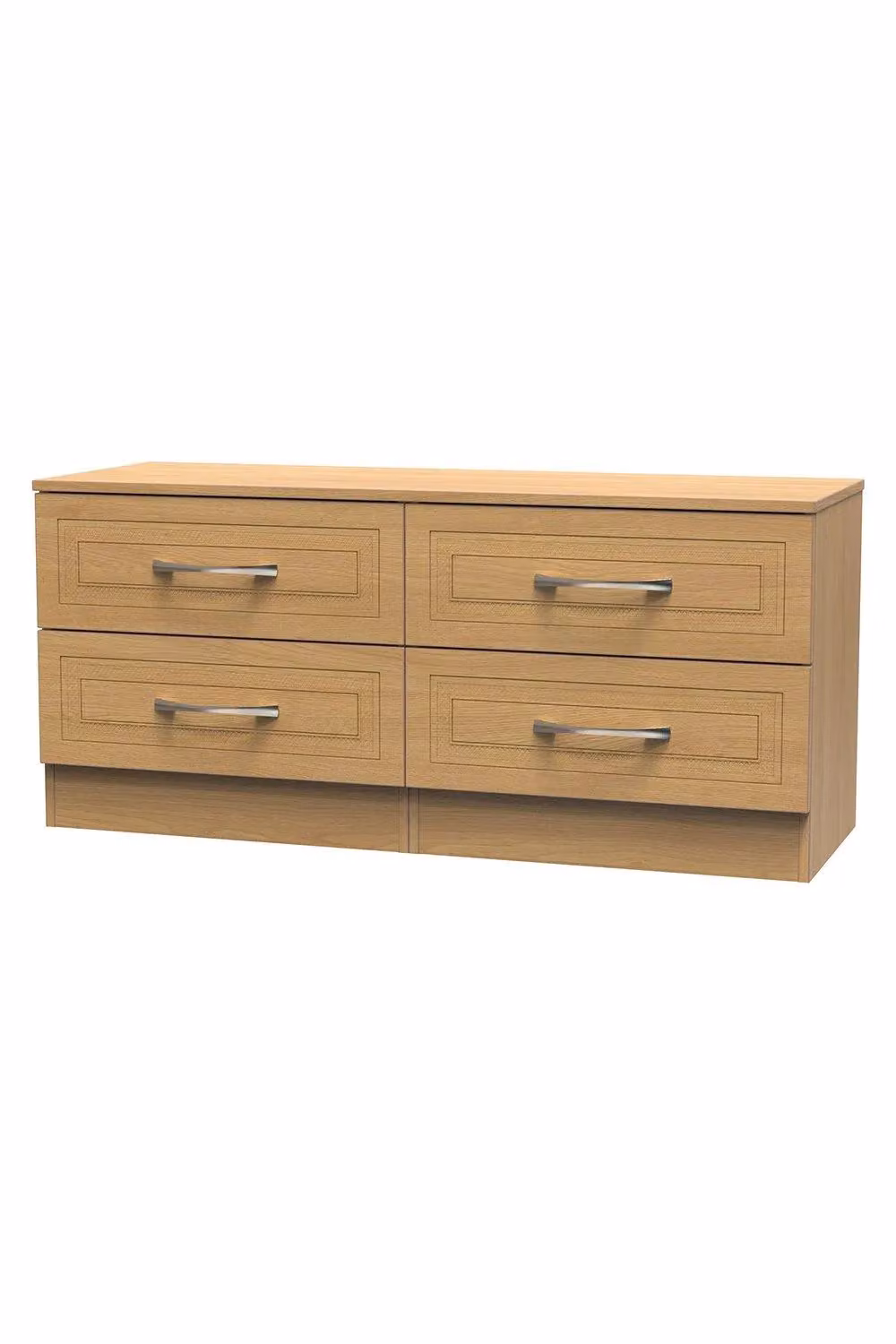 Ready Assembled 2 U Stafford 4 Drawer Bed Box in Light Oak – 2