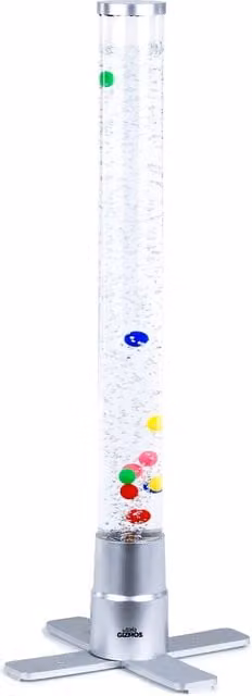 Wicked Gizmos Sensory LED Bubble Lamp in White and Multicolour