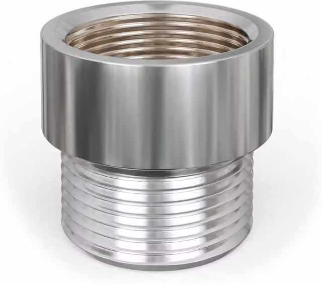 UK Radiators Chrome Radiator Valve Tail Extension 1/2 inch MxF